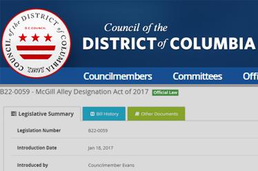 DC Council Legislative Information Management System